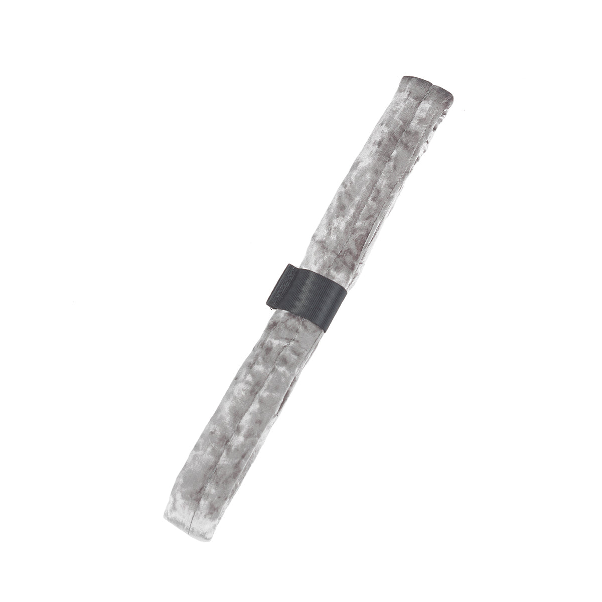 Hand loop strap Fluweel Silver