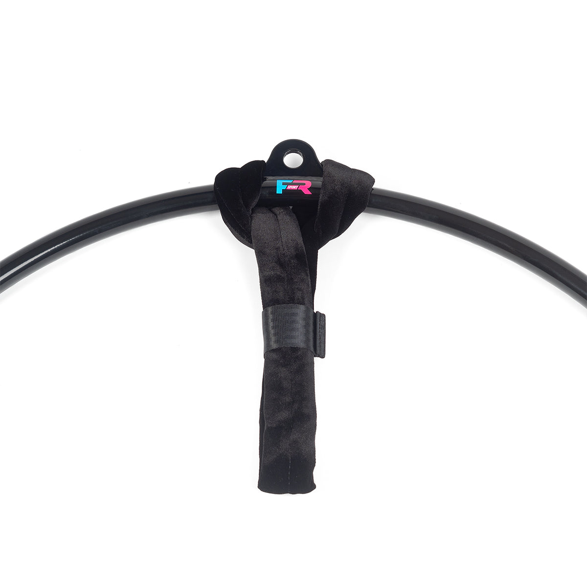 Hand loop strap Fluweel Zwart