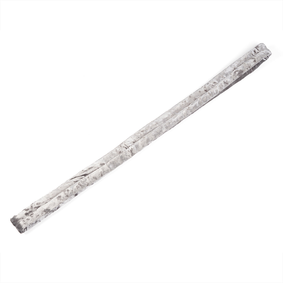 Fluwelen strop in Zilver-100cm