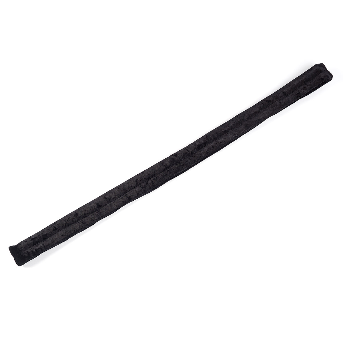 Fluwelen strop in Zwart-100cm