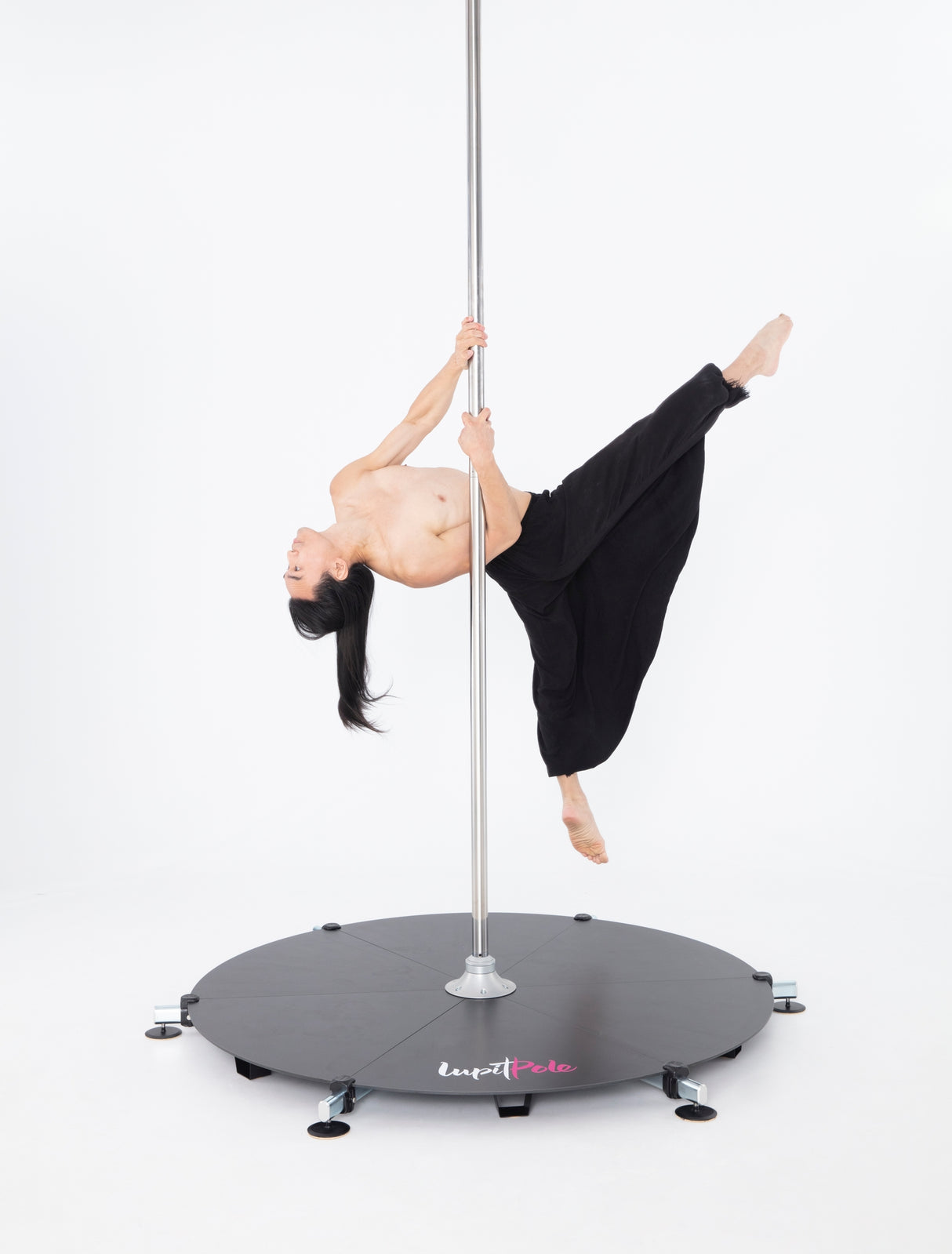 Lupit Pole Stage Short Legs RVS 45 mm