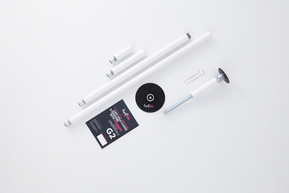 Lupit Pole Classic G2 Standard Lock White 45mm