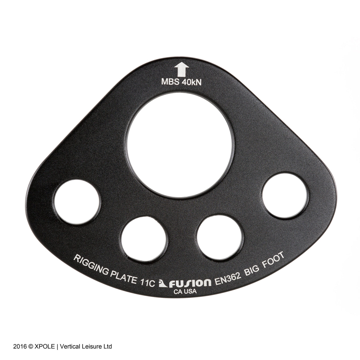 Rigging Plate-Big-MBS 40kN-Black