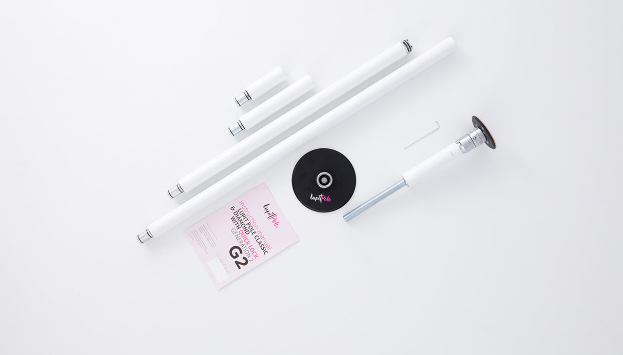 Lupit Pole Classic G2 Quick Lock Weiß 45mm