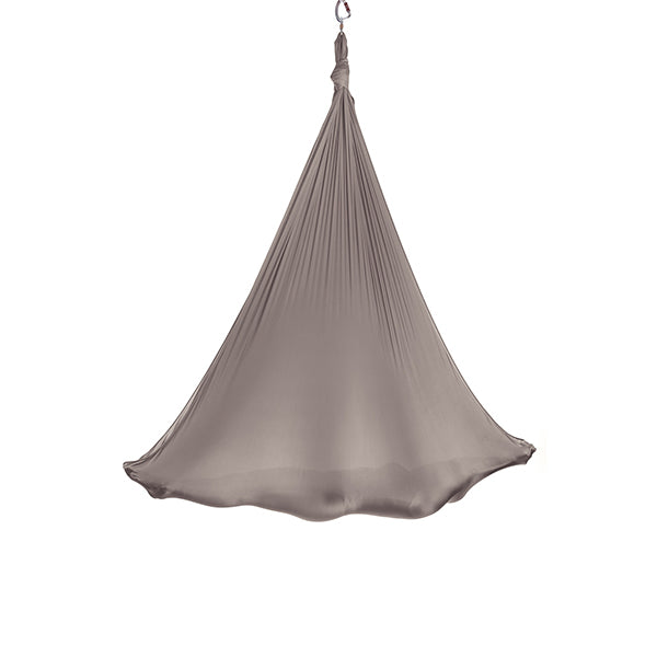 Aerial Yoga Hängematte Silber Graphit