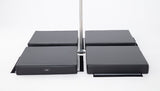 Lupit Matte Premium Quadratisch Schwarz 12cm