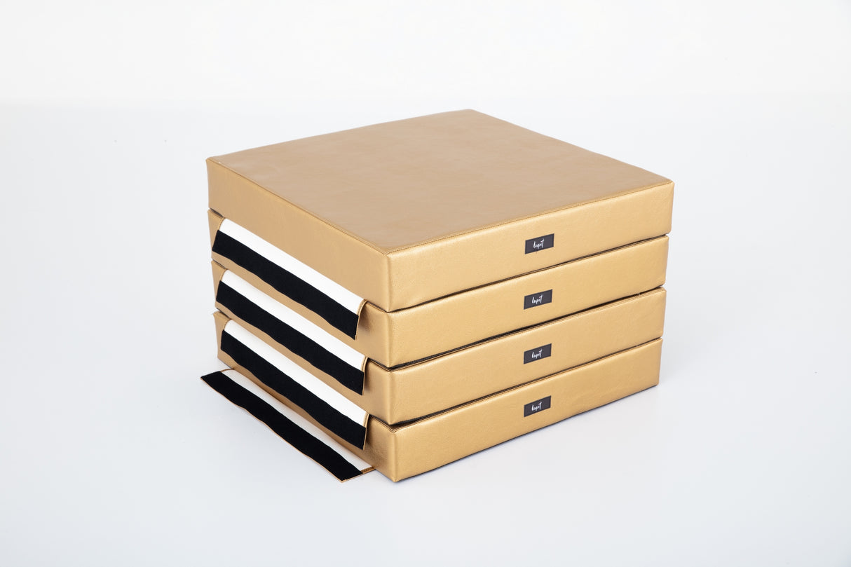 Lupit Matte Premium Quadratisch Gold 12cm