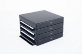 Lupit Matte Premium Quadratisch Schwarz 12cm