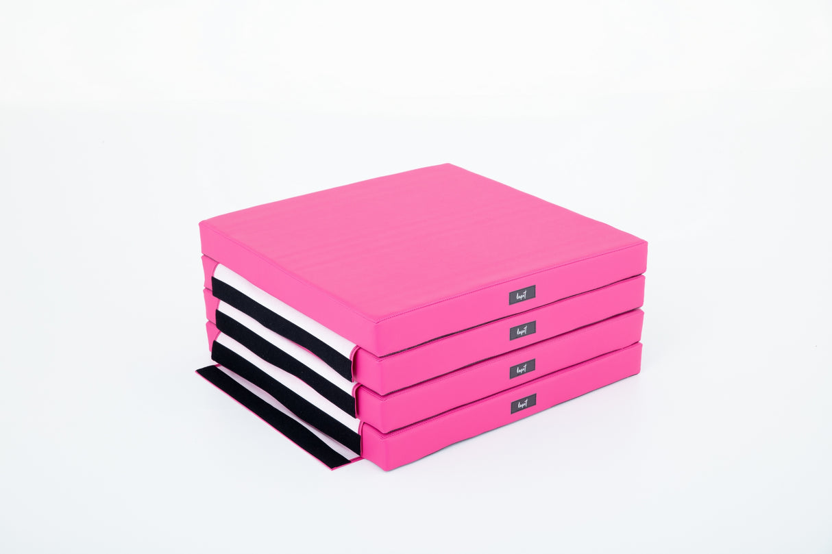 Lupit Matte Premium Quadratisch Rosa 8cm