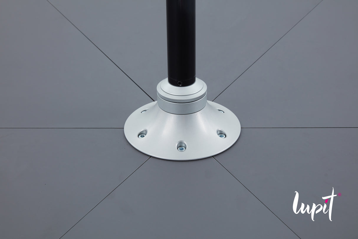 Lupit Pole Stage Kurze Beine Pulverbeschichtung Schwarz 45 mm