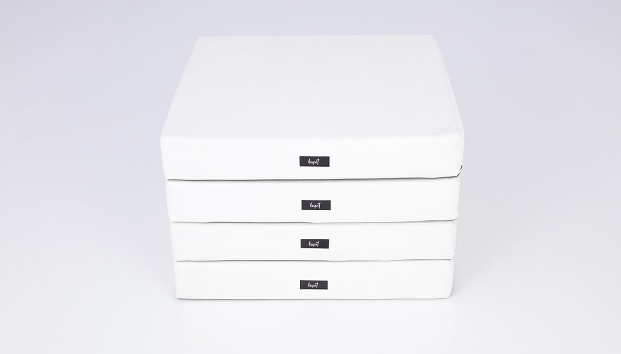 Lupit Mat Standard Square White 12cm